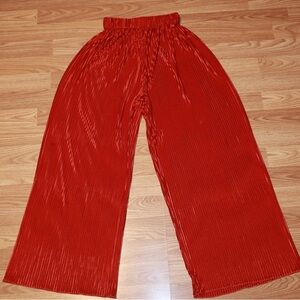 Go With The Flow High-Rise Wide-Leg Pants SIZE MEDIUM